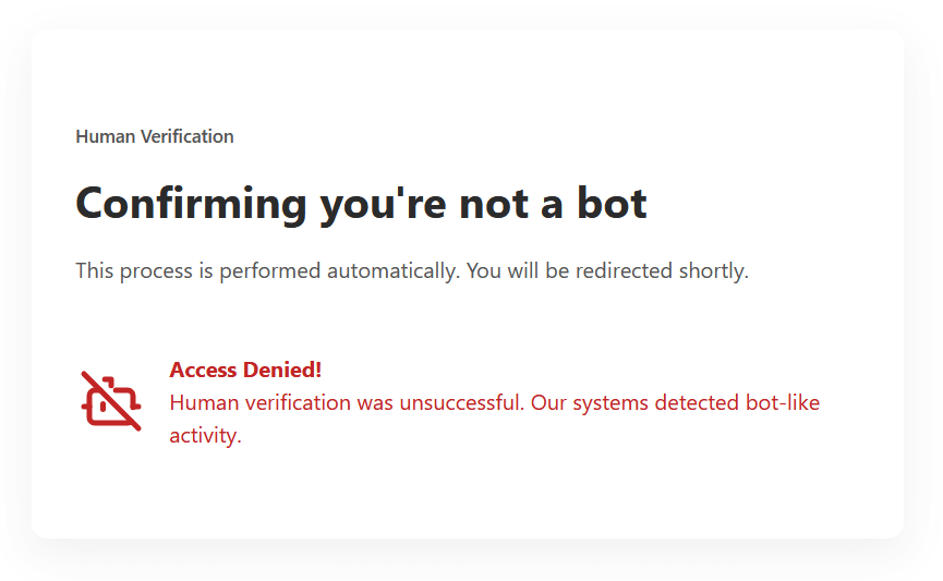 Block bad bots & scripts