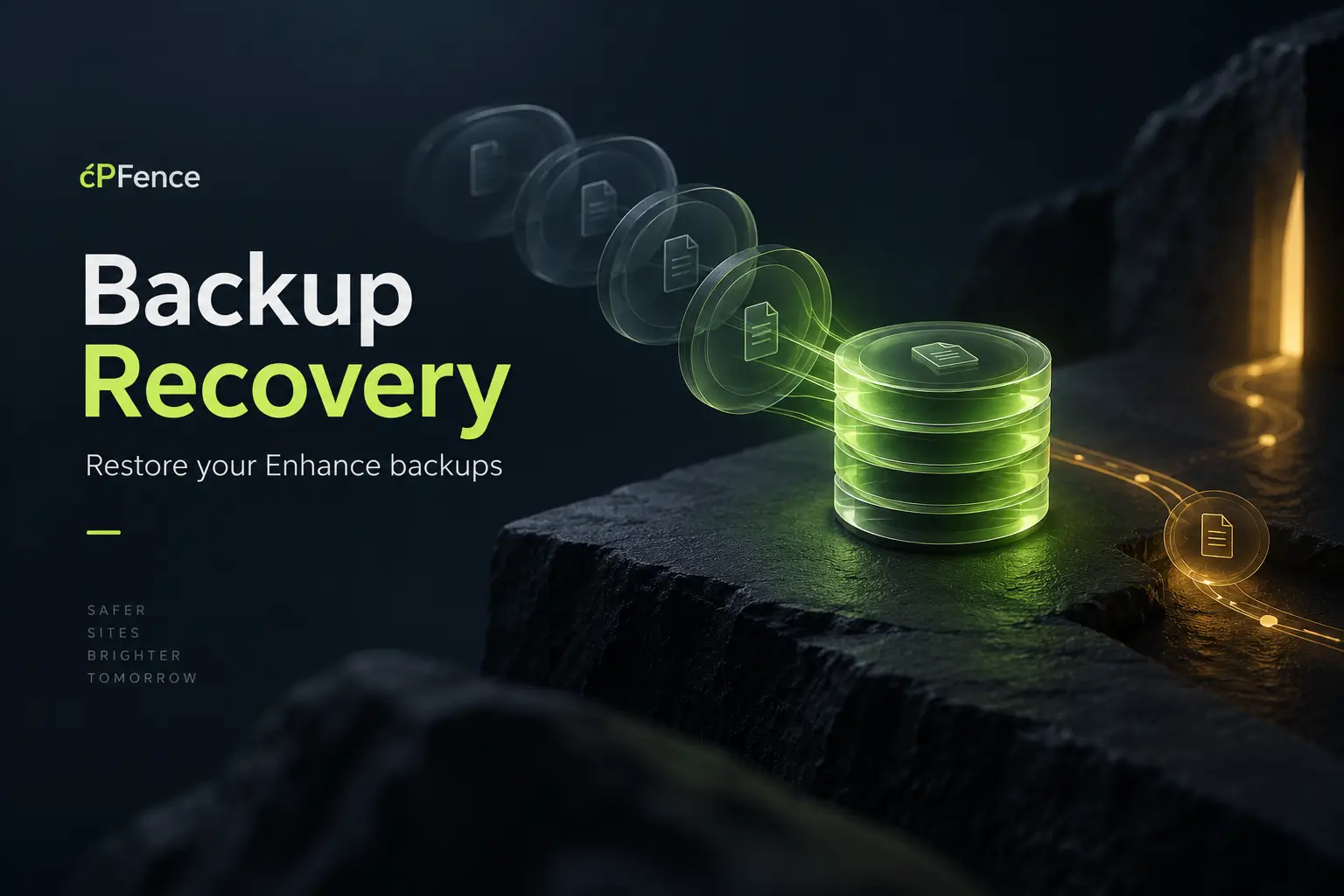 Enhance Backup Recovery conceptual feature illustration