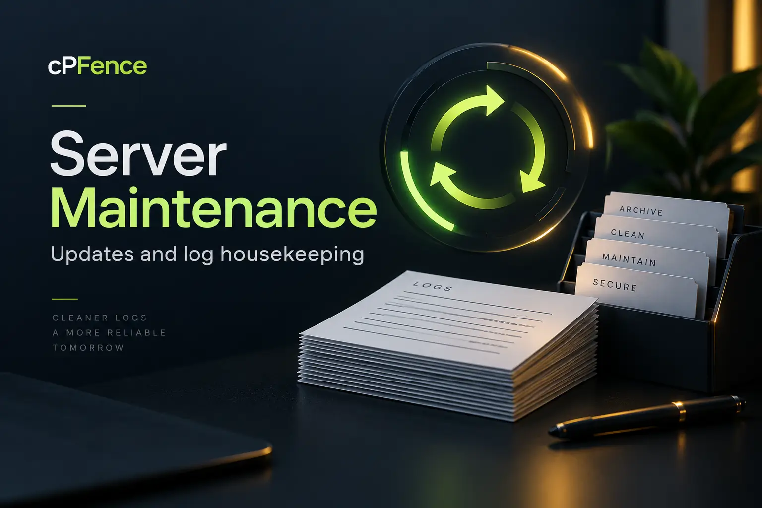 Maintenance conceptual feature illustration