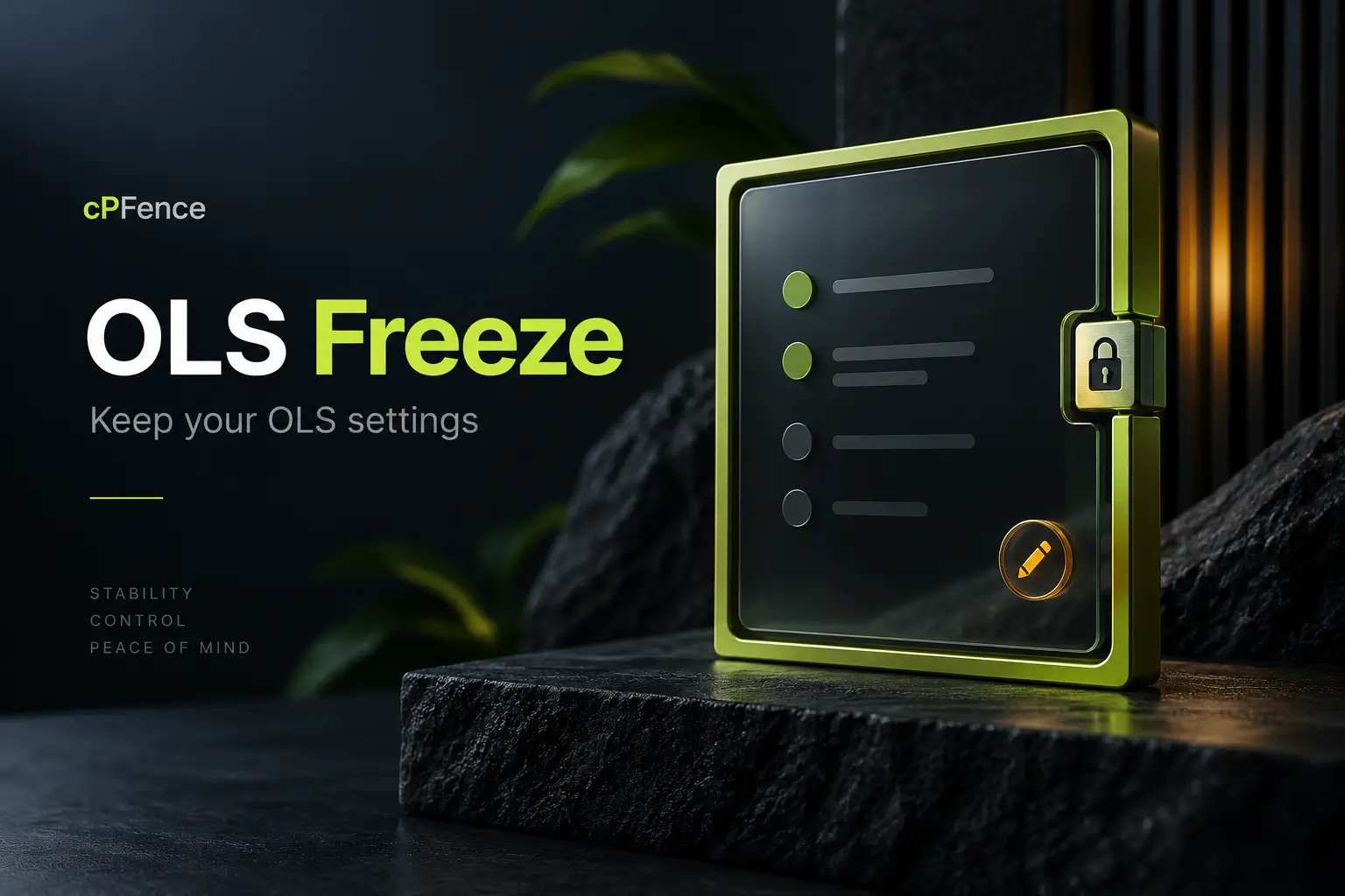 Ols Freeze conceptual feature illustration