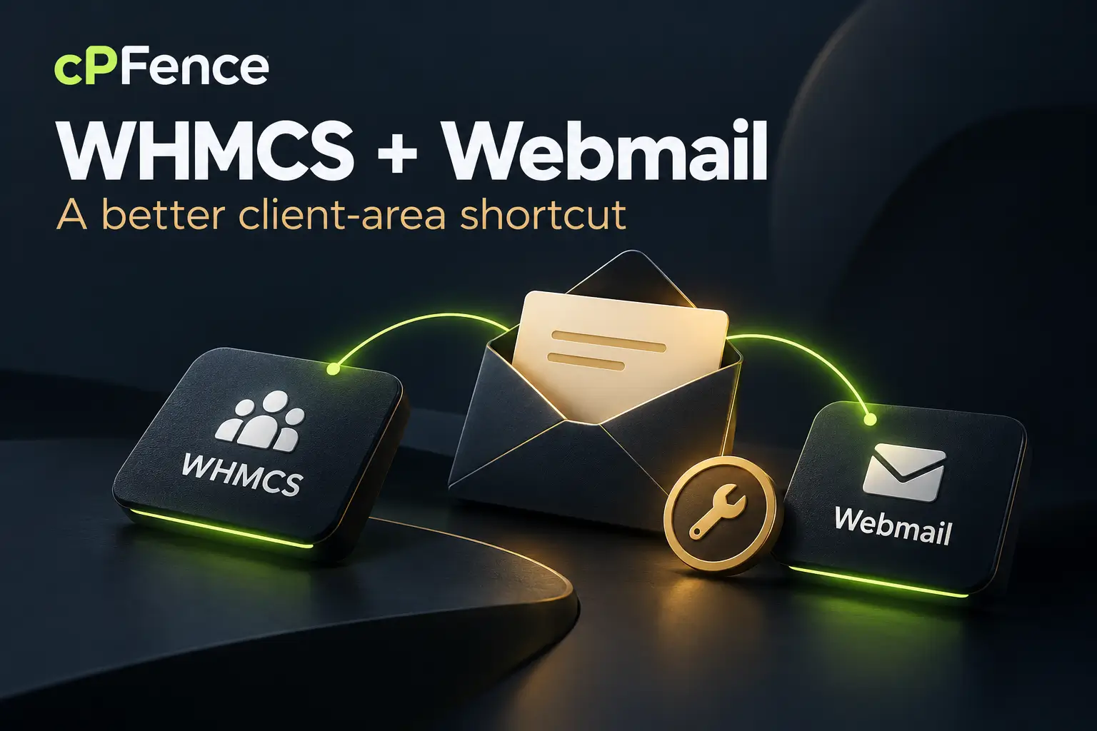 Whmcs Webmail conceptual feature illustration