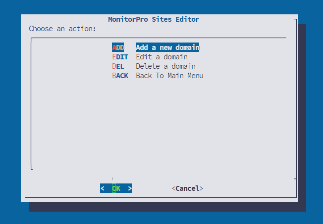MonitorPro Editor