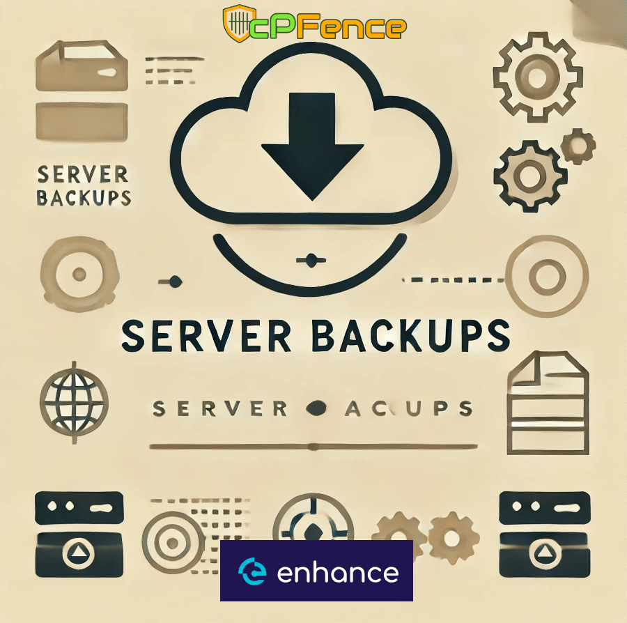 Enhance Server backups