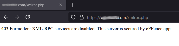 Fully Disable XML-RPC Server-Wide