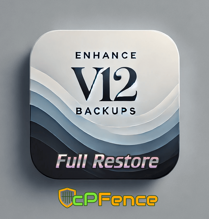 Enhance v12 Backups Full Restore