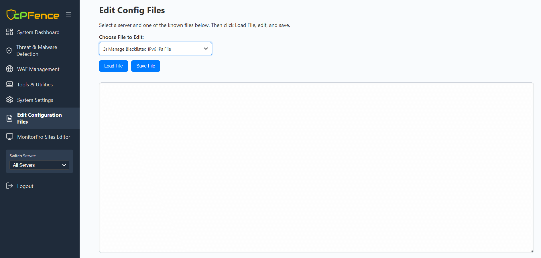 Edit Config Files
