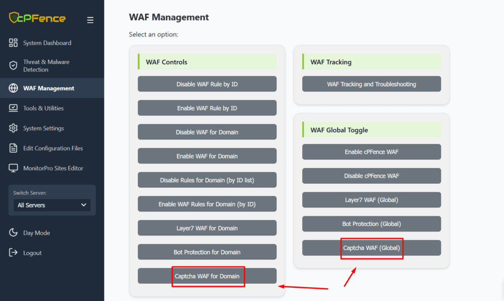 WAF Management Overview