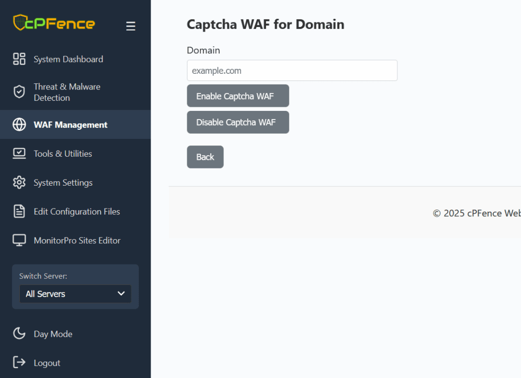 Per-Domain Control
